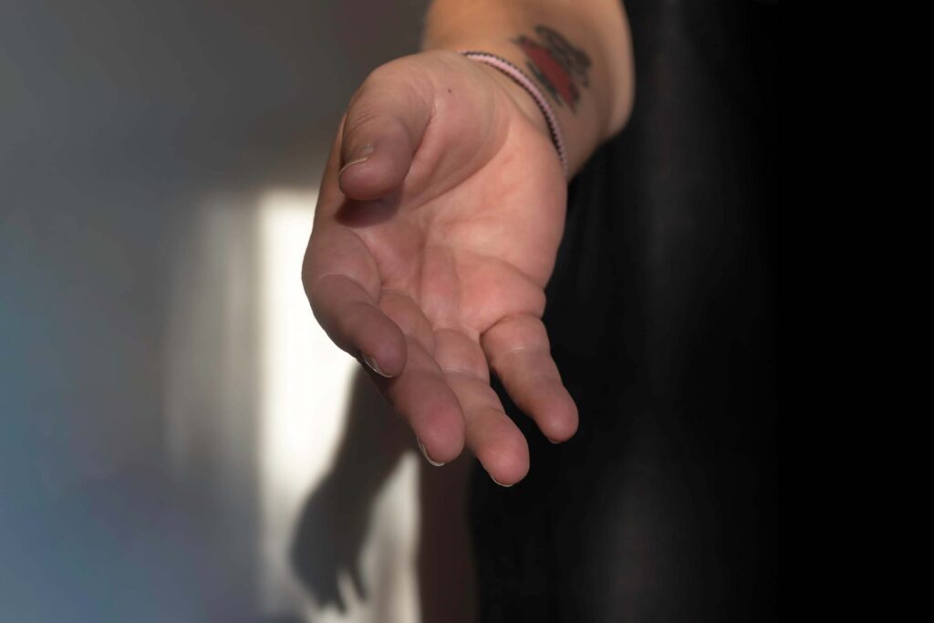En utsträckt hand